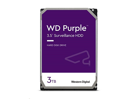 WD PURPLE WD33PURZ 3TB, SATA III 3.5", 256MB, 175MB/s, Low Noise, CMR WD PURPLE WD33PURZ 3TB, SATA III 3.5", 256MB, 175MB/s, Low Noise, CMR