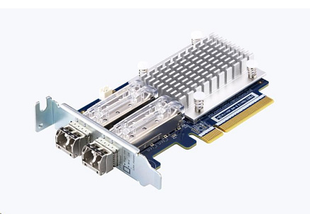 QNAP QXP-32G2FC rozšiřující karta 2x 32Gb SFP+(FC) včetně 2x TRX-32GFCSFP-SR