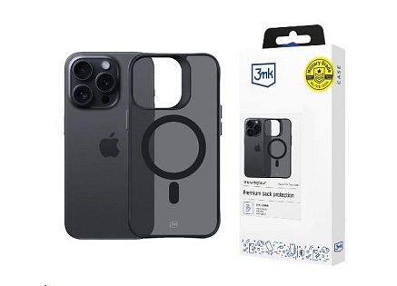 3mk ochranný kryt Smoke MagCase pro Apple iPhone 15 Pro