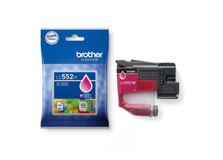 BROTHER INK LC-552M - magenta - cca 550stran, pro MFC-J3660 MFC-J3960