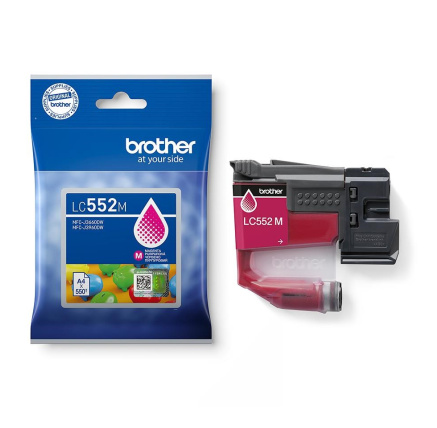 BROTHER INK LC-552M - magenta - cca 550stran, pro MFC-J3660 MFC-J3960