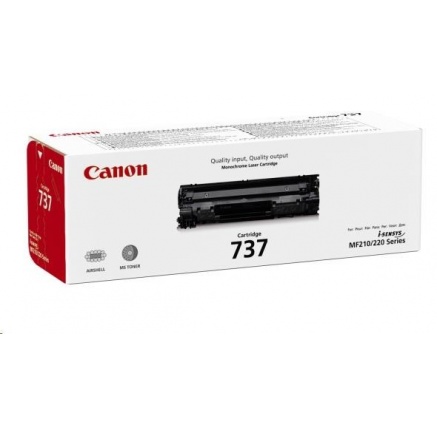 Canon TONER CRG-737 černý pro i-SENSYS LBP151dw, MF211, MF212w, MF216n, MF217w, MF226dn, MF229dw, MF231 (2 400 str.) Canon TONER CRG-737 černý pro i-SENSYS LBP151dw, MF211, MF212w, MF216n, MF217w, MF226dn, MF229dw, MF231 (2 400 str.)