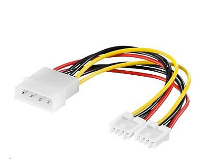 PREMIUMCORD Kabel napájecí HDD, FDD 5,25"-2x3,5" PREMIUMCORD Kabel napájecí HDD, FDD 5,25"-2x3,5"