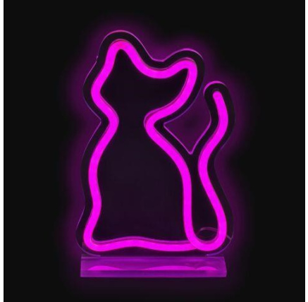 2Kids Toys LED NEON LIGHT lampička Kočka