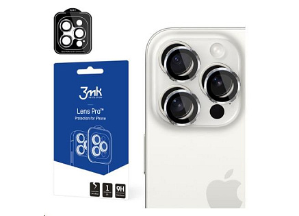 3mk Lens Protection Pro pro Apple iPhone 15 Pro Max, Silver