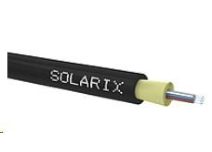 DROP1000 kabel Solarix, 12vl 9/125, 3,8mm, LSOH, černý, cívka 500m SXKO-DROP-12-OS-LSOH DROP1000 kabel Solarix, 12vl 9/125, 3,8mm, LSOH, černý, cívka 500m SXKO-DROP-12-OS-LSOH