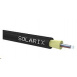 DROP1000 kabel Solarix, 12vl 9/125, 3,8mm, LSOH, černý, cívka 500m SXKO-DROP-12-OS-LSOH