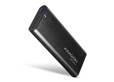 AXAGON EEM2-SBC, USB-C 3.2 Gen 2 - M.2 SATA SSD kovový RAW box, bezšroubkový AXAGON EEM2-SBC, USB-C 3.2 Gen 2 - M.2 SATA SSD kovový RAW box, bezšroubkový