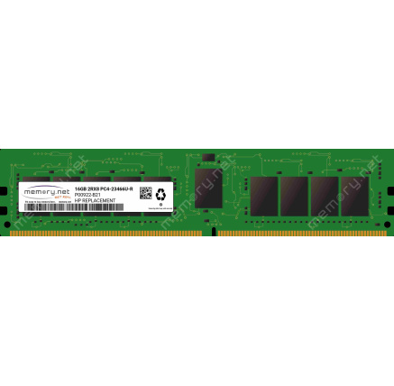 HPE 16GB (1x16GB) Dual Rank x8 DDR42933 CAS212121 RegSmartMemory Kit P00922R-B21 RENEW