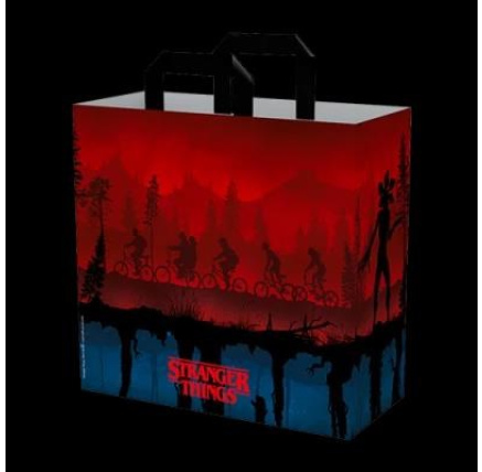 Konix Stranger Things Upsde Down Shopping Bag Konix Stranger Things Upsde Down Shopping Bag