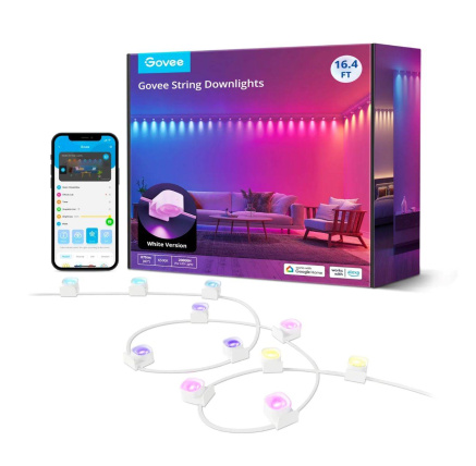 Govee RGBIC stropní LED String Downlights 5m Govee RGBIC stropní LED String Downlights 5m