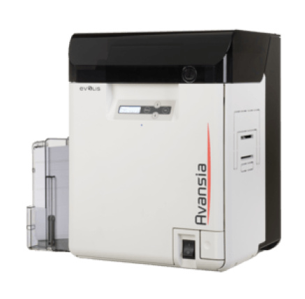Evolis Avansia, dual sided, 24 dots/mm (600 dpi), USB, Ethernet, display