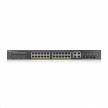 Zyxel GS2220-28HP 28-port L2 Managed Gigabit PoE Switch, 24x gigabit RJ45, 4x gigabit RJ45/SFP, PoE 375 W