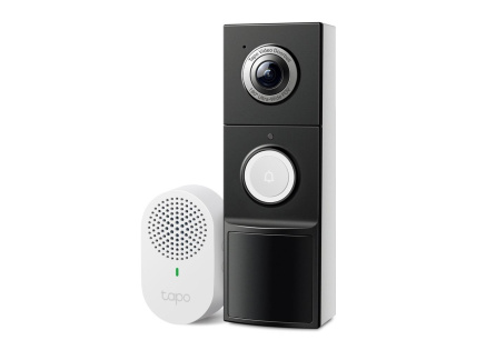 TP-Link Tapo D235 Chytrý video zvonek (5MP, 2K, WiFi, IR 10m, microSD)