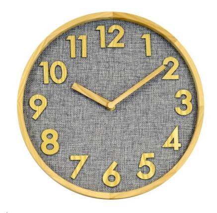 Hodiny TechnoLine WT 7235, černé - MDF