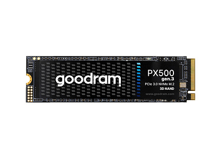 GOODRAM SSD PX500 Gen.3 1TB, PCIe Gen3x4, M.2 2280, (R:3300/W:2700MB/s) GOODRAM SSD PX500 Gen.3 1TB, PCIe Gen3x4, M.2 2280, (R:3300/W:2700MB/s)
