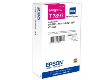 EPSON Ink bar WF-5xxx Series Ink Cartridge "Pisa" XXL Magenta (34,2 ml) (4.000 str.)