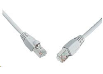 Solarix Patch kabel CAT6 SFTP PVC 20m šedý snag-proof C6-315GY-20MB
