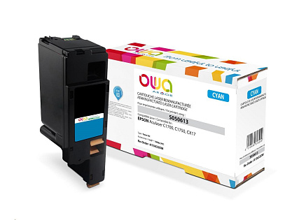 OWA Armor toner pro EPSON AL C1700, C1750, CX17, 1400   Stran, C13S050613, modrá/cyan