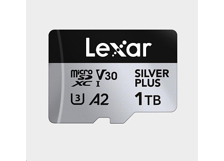 Lexar microSDXC Professional SILVER Plus UHS-I/U3/A2/4K R205/W150 (V30) 1TB