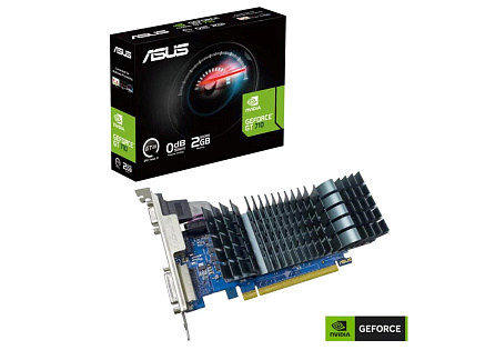 ASUS VGA NVIDIA GeForce GT 710 Low Profile EVO 2GB, 2GB GDDR5, 1xHDMI, 1xDVI, 1xVGA