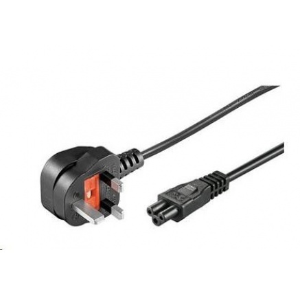 PREMIUMCORD Kabel napájecí 230V/10A, přímý pro Velkou Británii, 2m PREMIUMCORD Kabel napájecí 230V/10A, přímý pro Velkou Británii, 2m