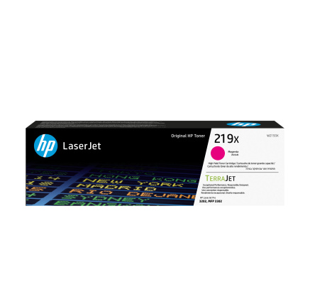 HP 219X High Yield Magenta Original LaserJet Toner Cartridge (2,500 pages) HP 219X High Yield Magenta Original LaserJet Toner Cartridge (2,500 pages)