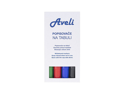 BAZAR - Popisovač AVELI,barevný mix - POŠKOZENÝ OBAL BAZAR - Popisovač AVELI,barevný mix - POŠKOZENÝ OBAL