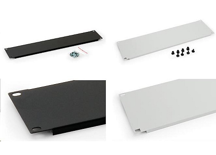 TRITON Záslepka 4U (výška 18,0 cm), šedá