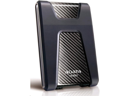 ADATA Externí HDD 1TB USB 3.1 DashDrive Durable HD650, černý (gumový, nárazu odolný) ADATA Externí HDD 1TB USB 3.1 DashDrive Durable HD650, černý (gumový, nárazu odolný)