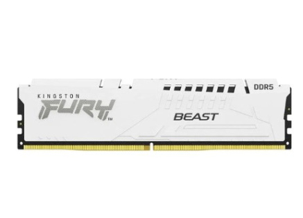 KINGSTON DIMM DDR5 64GB (Kit of 4) 5200MT/s CL40 FURY Beast White XMP KINGSTON DIMM DDR5 64GB (Kit of 4) 5200MT/s CL40 FURY Beast White XMP