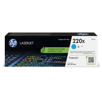 HP 220X Cyan Original LaserJet Toner Cartridge (5,500 pages) HP 220X Cyan Original LaserJet Toner Cartridge (5,500 pages)