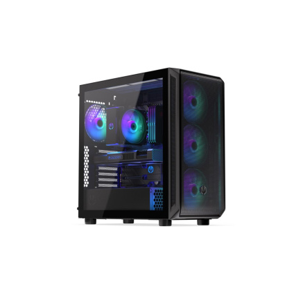 ENDORFY Case Arx 700 ARGB, Průhledná bočnice, ATX, 4x140mm ARGB Fan, černá