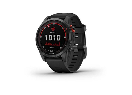 Garmin fenix 7s Solar, Gray/ Black Silicone Band, EU Garmin fenix 7s Solar, Gray/ Black Silicone Band, EU