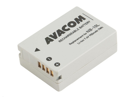 AVACOM Canon NB-10L Li-Ion 7.4V 950mAh 7Wh AVACOM Canon NB-10L Li-Ion 7.4V 950mAh 7Wh
