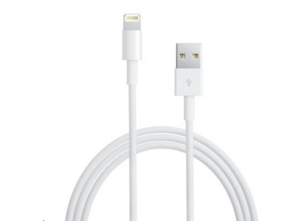 APPLE USB kabel s lightning konetorem - bílý (bulk balení) 2m