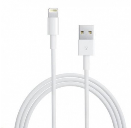 APPLE USB kabel s lightning konetorem - bílý (bulk balení) 2m APPLE USB kabel s lightning konetorem - bílý (bulk balení) 2m