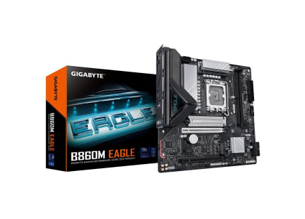 GIGABYTE MB Sc LGA1851 B860M EAGLE, Intel B860, 2xDDR5, 1xDP, 1xHDMI, mATX