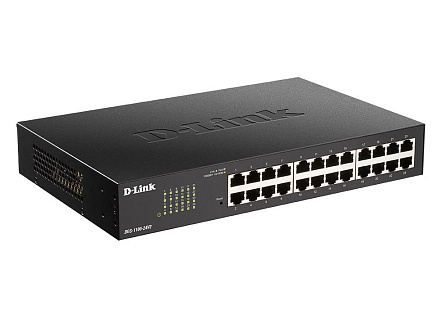 D-Link DGS-1100-24 v2 24-Port Gigabit Smart Managed Switch, fanless