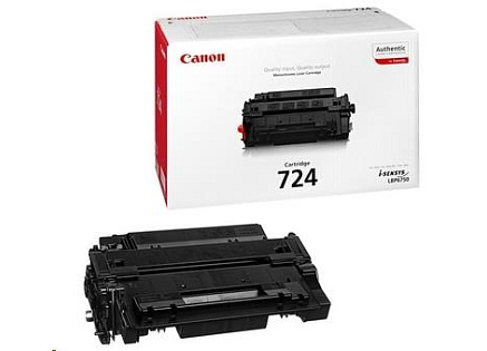 Canon TONER CRG-724 černý pro i-SENSYS LBP6750DN, LBP6780x, LBP7780Cx, MF512x, MF515x (6000 str.)