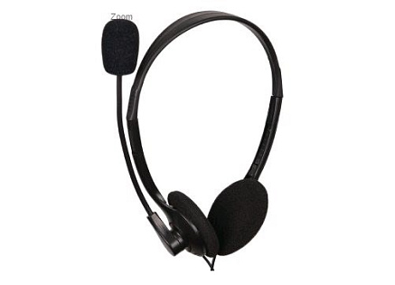 GEMBIRD sluchátka s mikrofonem MHS-123, černá GEMBIRD sluchátka s mikrofonem MHS-123, černá