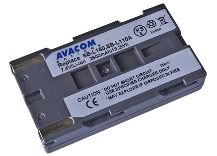 AVACOM baterie Samsung SB-L160 Li-Ion 7.4V 2600mAh 19Wh AVACOM baterie Samsung SB-L160 Li-Ion 7.4V 2600mAh 19Wh