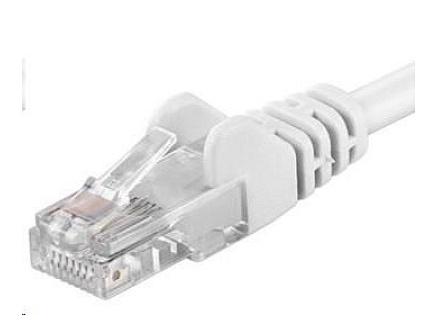 PREMIUMCORD Patch kabel UTP RJ45-RJ45 CAT5e 0.5m bílá
