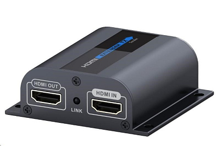 PremiumCord HDMI extender na 50m přes jeden kabel Cat6/6a/7, lokální HDMI výstup