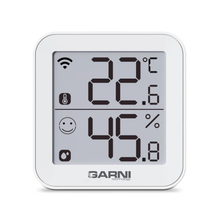 GARNI 158THT chytrý vnitřní teploměr s vlhkoměrem