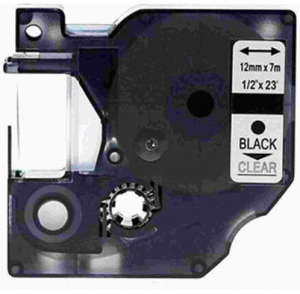 Xerox kompatibilní páska s DYMO, 45010 S0720500,12mm x 7m, černý tisk / průhledný podklad, D1 - ALLPRINT Xerox kompatibilní páska s DYMO, 45010 S0720500,12mm x 7m, černý tisk / průhledný podklad, D1 - ALLPRINT