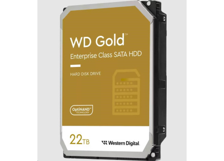 WD GOLD WD221KRYZ 22TB, SATA III 3.5", 512MB 7200RPM, 291MB/s, CMR, Enterprise