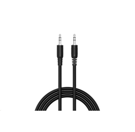 WG Propojovací AUX kabel Jack 3,5mm / 1m / black