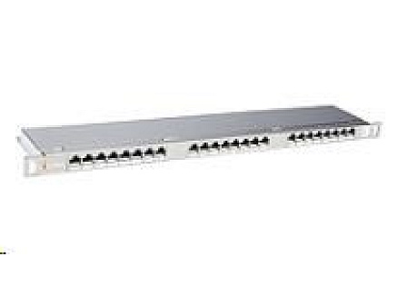 Solarix Patch panel 24xRJ45 CAT6 STP s vyvazovací lištou 0,5U SX24HD-6-STP-SL Solarix Patch panel 24xRJ45 CAT6 STP s vyvazovací lištou 0,5U SX24HD-6-STP-SL