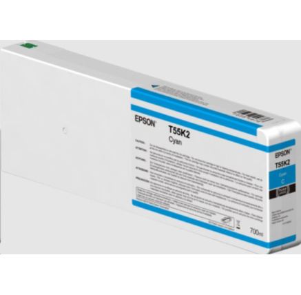 EPSON ink Singlepack Cyan T55K200 UltraChrome HDX/HD 700ml EPSON ink Singlepack Cyan T55K200 UltraChrome HDX/HD 700ml